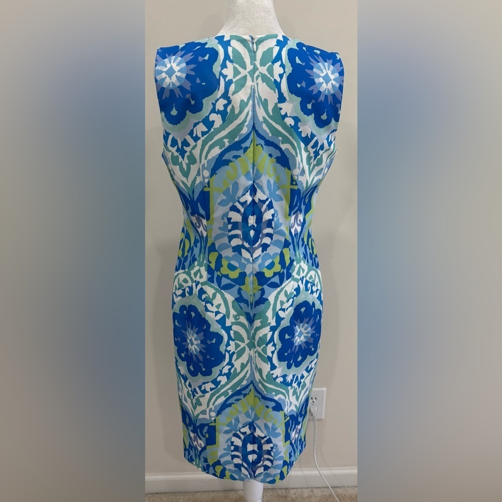 J McLaughlin Beautiful Dress Sheath Sleeveless Size 6 See Measurements - Picture 3 of 6